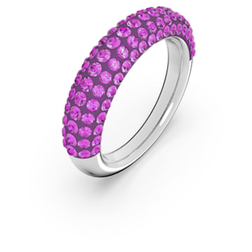 Tigris 戒指, 粉紅色, 鍍白金色 - Swarovski, 5610876