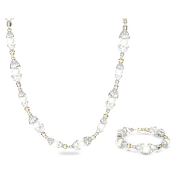 Somnia 套装, 白色, 镀金色调 - Swarovski, 5610981