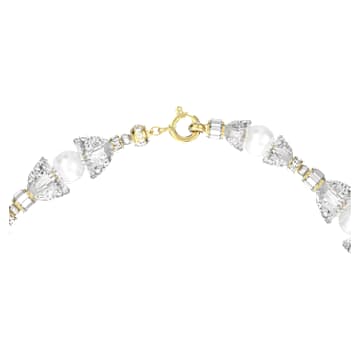 Parure Somnia, Blanc, Placage de ton or - Swarovski, 5610981