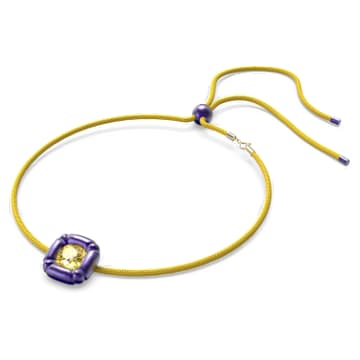 Dulcis 项链, 枕形切割, 紫色 - Swarovski, 5613645