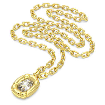 Dulcis pendant, Cushion cut, Gold-tone, Gold-tone plated - Swarovski, 5613656