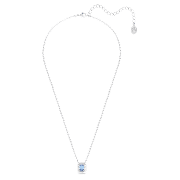 Naszyjnik Millenia, Szlif ośmiokątny, Niebieski, Powłoka z rodu - Swarovski, 5614926