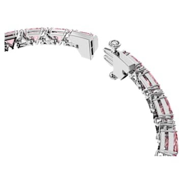 Braccialetto Ortyx, Taglio triangolo, Rosa, Placcato rodio - Swarovski, 5614928