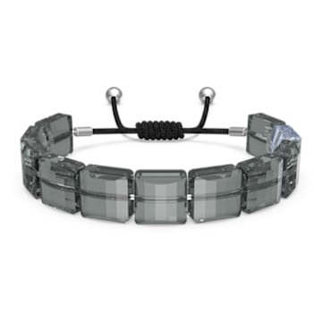 Bracelet Letra, Fer à cheval, Gris, Métal rhodié - Swarovski, 5615000