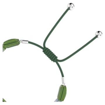 Brățară Letra, Pace, Verde, Placat cu rodiu - Swarovski, 5615003