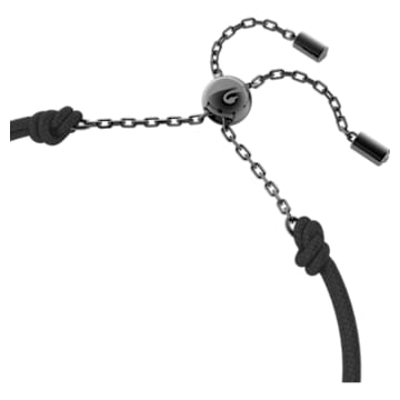 Connexus Medallion 手鏈, 黑色, 鍍黑鉻色 - Swarovski, 5615189