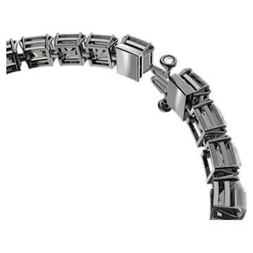 Bracelet Millenia, Taille Carré, Petit, Gris, Métal plaqué ruthénium - Swarovski, 5615656