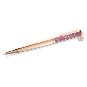 Connexus ballpoint pen, Flower, Pink, Rose gold-tone plated - Swarovski, 5615728