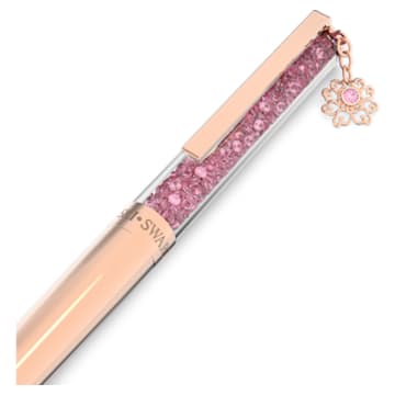 Connexus 圓珠筆, 花朵, 粉紅色, 鍍玫瑰金色調 - Swarovski, 5615728