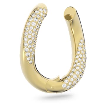Boucle d'oreille manchette Dextera, Parure (3), Design asymétrique, Blanc, Finition mix de métal - Swarovski, 5615735