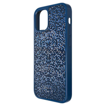 Glam Rock smartphone case , iPhone® 12 mini, Blue - Swarovski, 5616360