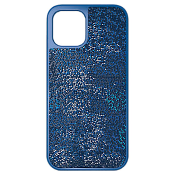 Étui pour smartphone Glam Rock, iPhone® 12 Pro Max, Bleu - Swarovski, 5616362