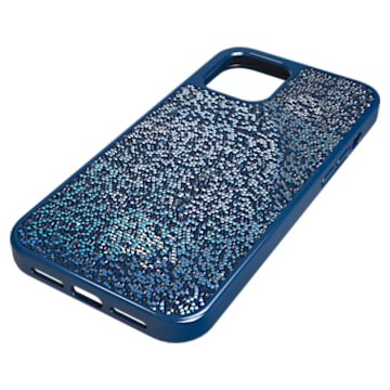 Capa para smartphone Glam Rock, iPhone® 12 Pro Max, Azul - Swarovski, 5616362