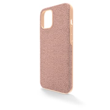 High smartphone case, iPhone® 12 Pro Max, Rose gold tone - Swarovski, 5616364
