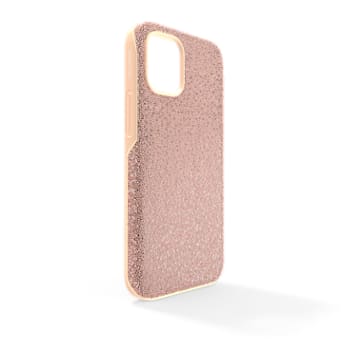 High smartphone case, iPhone® 12 mini, Rose gold-tone - Swarovski, 5616365