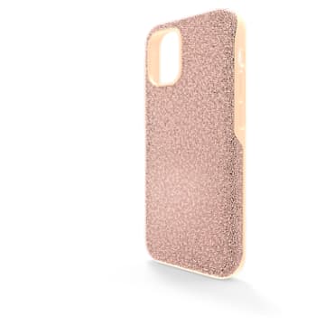 High smartphone case , iPhone® 12 mini, Rose gold tone - Swarovski, 5616365
