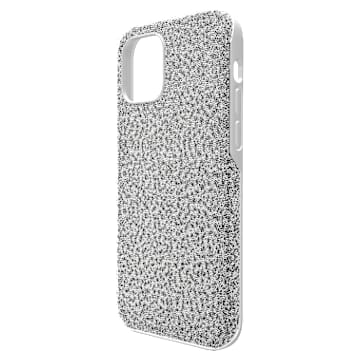 Étui pour smartphone High, iPhone® 12/12 Pro, Ton argenté - Swarovski, 5616367