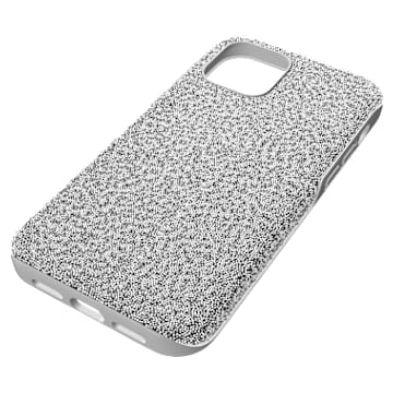 Husă pentru smartphone High, iPhone® 12 Pro Max, Nuanță argintie - Swarovski, 5616368