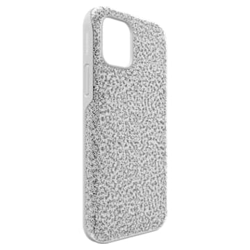 High smartphone case , iPhone® 12 Pro Max, Silver Tone - Swarovski, 5616368