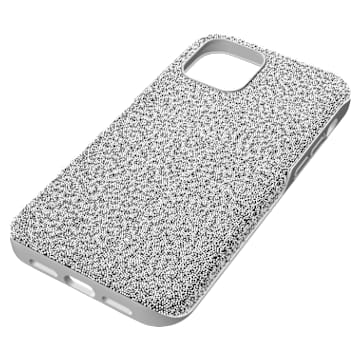 Custodia per smartphone High, iPhone® 12 mini, Tono argentato - Swarovski, 5616369
