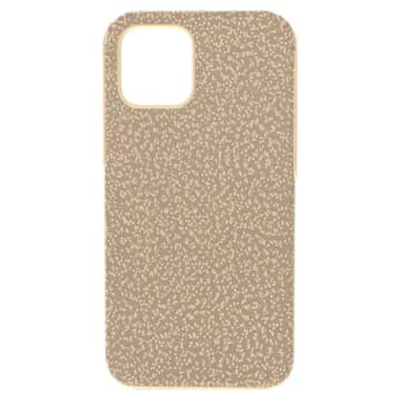 High smartphone case, iPhone® 12/12 Pro, Gold-tone - Swarovski, 5616374