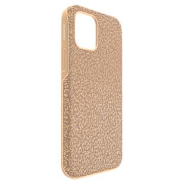 High smartphone case, iPhone® 12/12 Pro, Gold-tone - Swarovski, 5616374