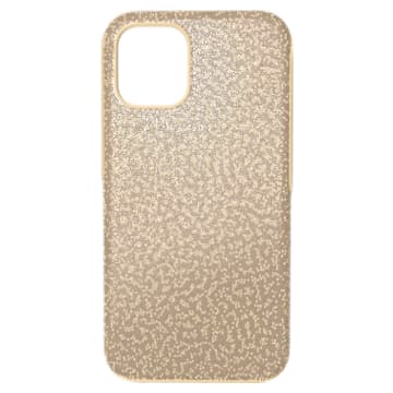 High smartphone case , iPhone® 12 Pro Max, Gold tone - Swarovski, 5616375