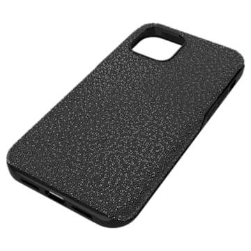 High smartphone case, iPhone® 12/12 Pro, Black - Swarovski, 5616377