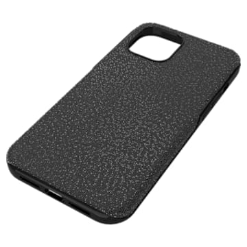 High smartphone case, iPhone® 12 Pro Max, Black - Swarovski, 5616378