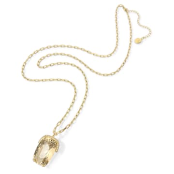 Harmonia pendant, Oversized crystal, Gold-tone, Gold-tone plated - Swarovski, 5616514