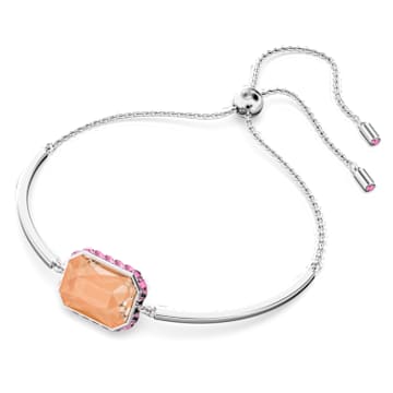 Orbita Armband, Oktagon-Schliff, Mehrfarbig, Rhodiniert - Swarovski, 5616642