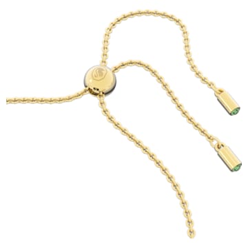 Orbita bracelet, Octagon cut, Multicolored, Gold-tone plated - Swarovski, 5616643
