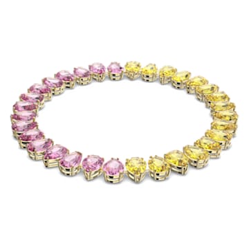 Collar Millenia, Talla pera, Multicolor, Baño tono oro - Swarovski, 5616734