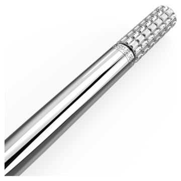 Kuličkové pero, Stříbrný odstín, Pochromováno - Swarovski, 5617001