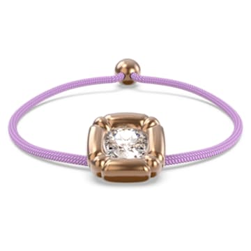 Dulcis bracelet, Cushion cut, Rose gold tone - Swarovski, 5617983