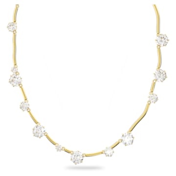 Constella Halskette, Weiß, Goldlegierungsschicht - Swarovski, 5618033