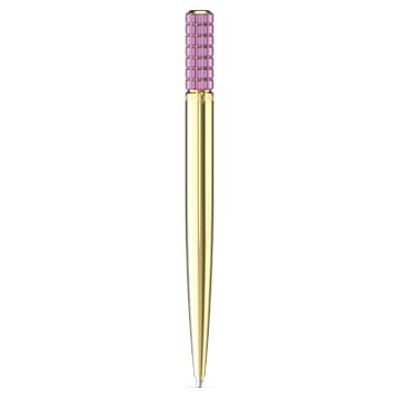 Ballpoint pen, Purple, Gold-tone plated - Swarovski, 5618148