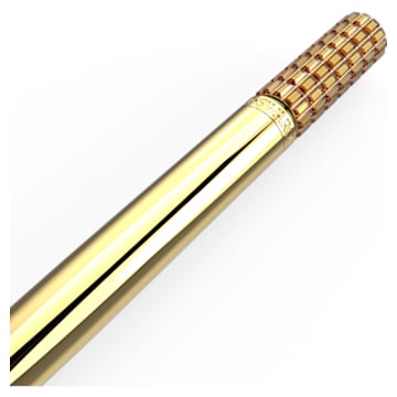 Bolígrafo, Amarillo, Baño tono oro - Swarovski, 5618156