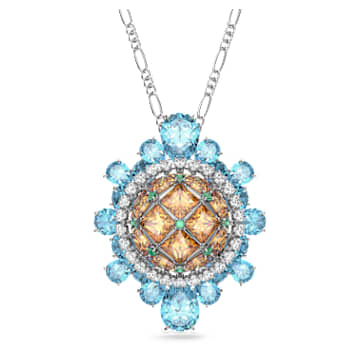 Spilla Curiosa, Multicolore, Placcato rodio - Swarovski, 5618272