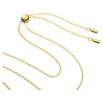 Millenia pendant, Octagon cut, Green, Gold-tone plated - Swarovski, 5619491