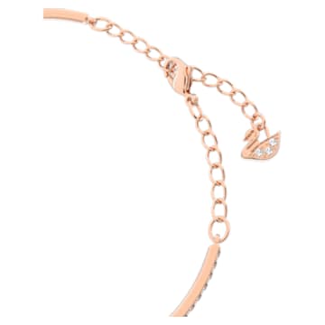Swarovski Sparkling Dance bracelet, Round cut, Oval shape, Red, Rose gold-tone plated - Swarovski, 5620553