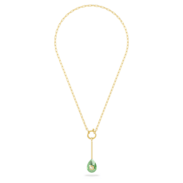 Numina pendant, Green, Gold-tone plated - Swarovski, 5622096