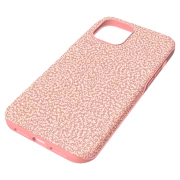 High smartphone case, iPhone® 12 Pro Max, Pale pink - Swarovski, 5622304