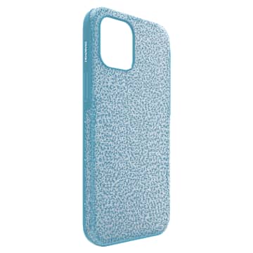 High smartphone case, iPhone® 12 Pro Max, Blue - Swarovski, 5622306