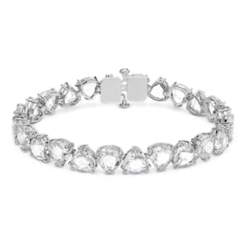Millenia bracelet, Trilliant cut, White, Rhodium plated - Swarovski, 5622451