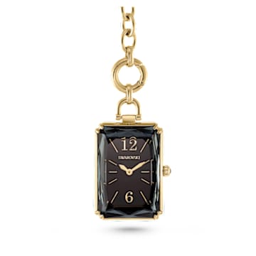 Swarovski ゴールド ブラック 時計 - メルカリ