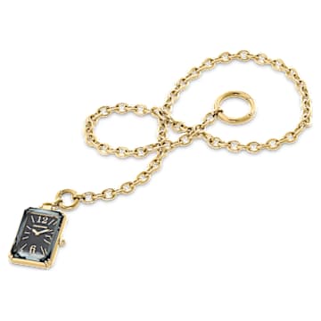 Montre de poche, Noir, Finition ton doré - Swarovski, 5624363