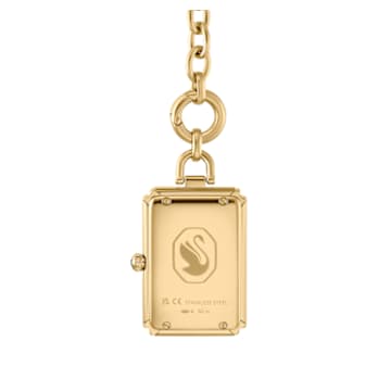 Zegarek kieszonkowy, Czarny, Powłoka w odcieniu złota - Swarovski, 5624363