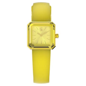 Ρολόι, Λουράκι σιλικόνης, Κίτρινο - Swarovski, 5624382