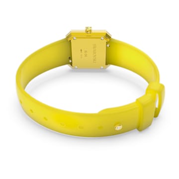 Relógio, Bracelete de silicone, Amarelo - Swarovski, 5624382